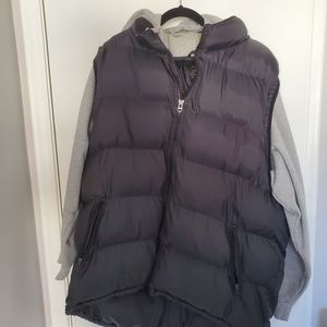 Men’s Thick Puffer Jacket size 3XL in Black and gray